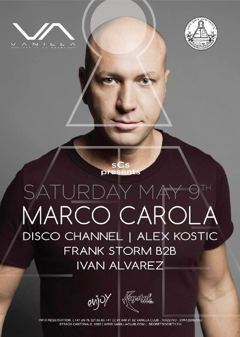 Marco Carola, Disco Channel, Alex Kostic, Frank Storm b2b Ivan Alvarez - @Vanilla