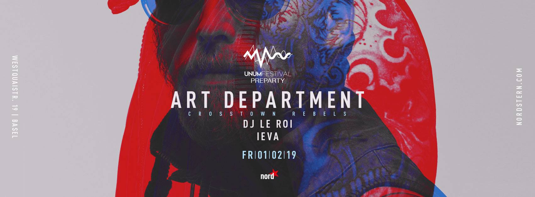 UNUM Pre-Party in Basel w/ Art Department, DJ Le Roi & Ieva