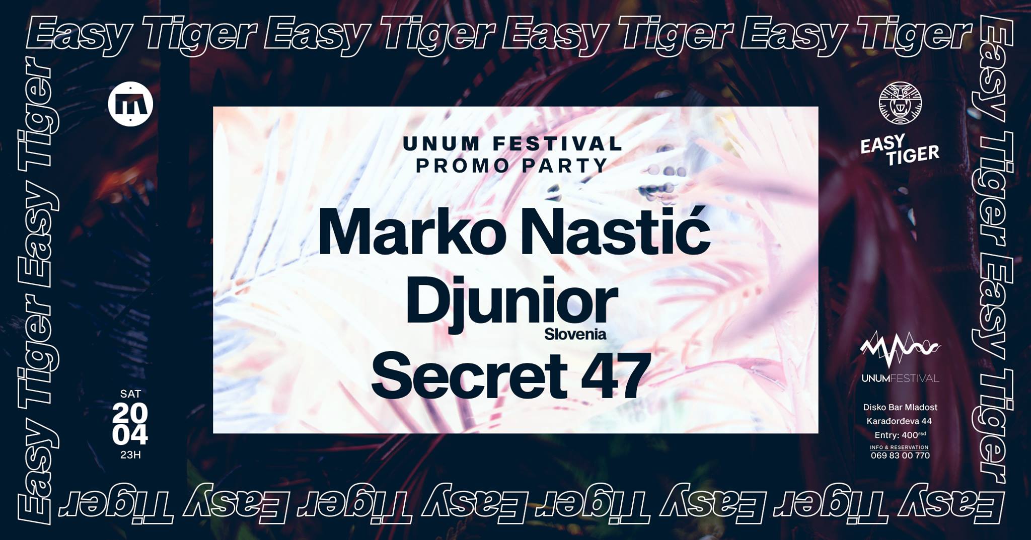 UNUM Pre-Party in Belgrade w/ Marko Nastic, Djunior & Secret 47